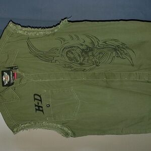 Harley Davidson, Army Green Vest